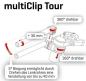 Preview: ABM MultiClip für Honda , standart , ohne Zubehör   - hier klicken